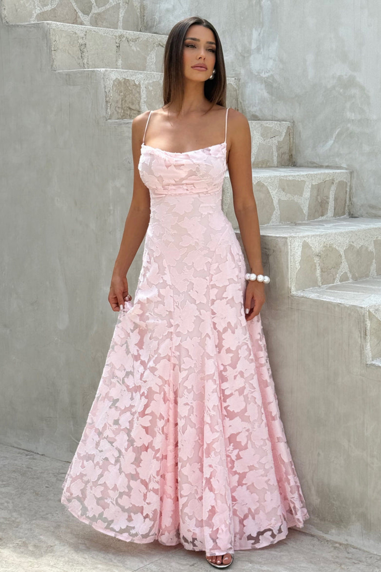 "Rosie" Maxikleid
