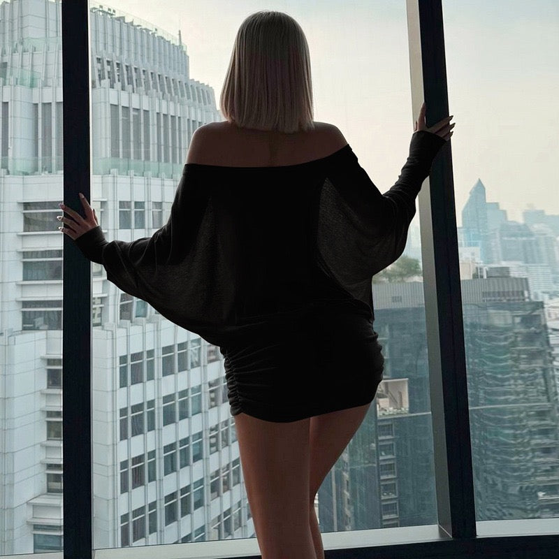 Selene Draped Mini Dress