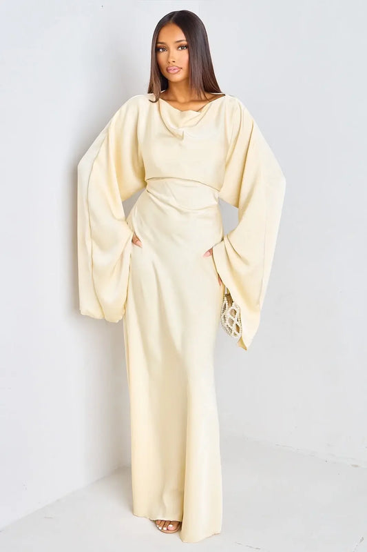 Virale Satin-Abaya