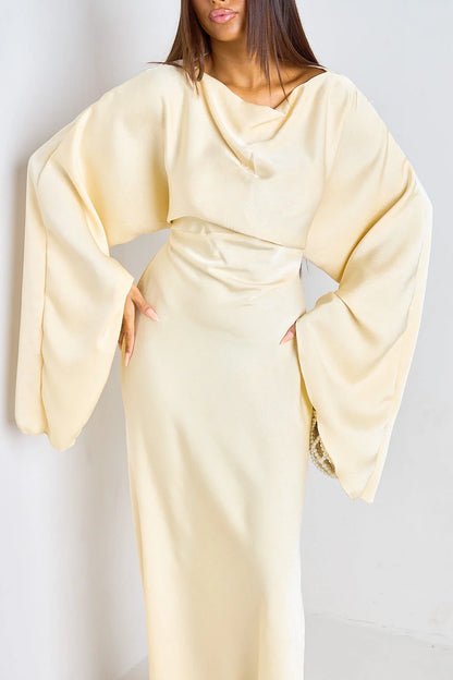 Virale Satin-Abaya