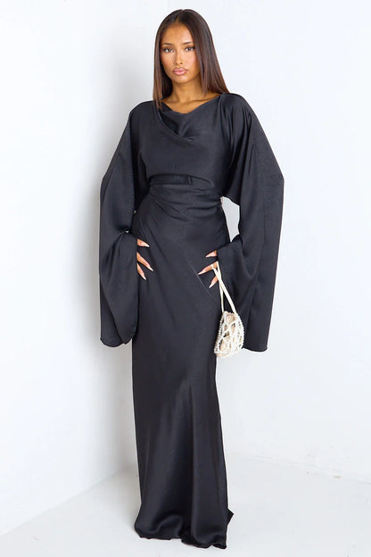 Virale Satin-Abaya