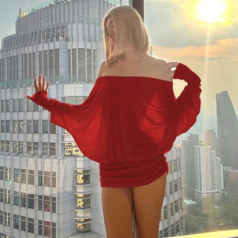 Selene Draped Mini Dress