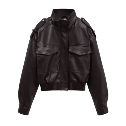 "Cindy" Bomber Lederjacke