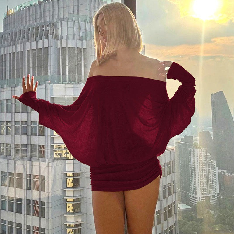 Selene Draped Mini Dress