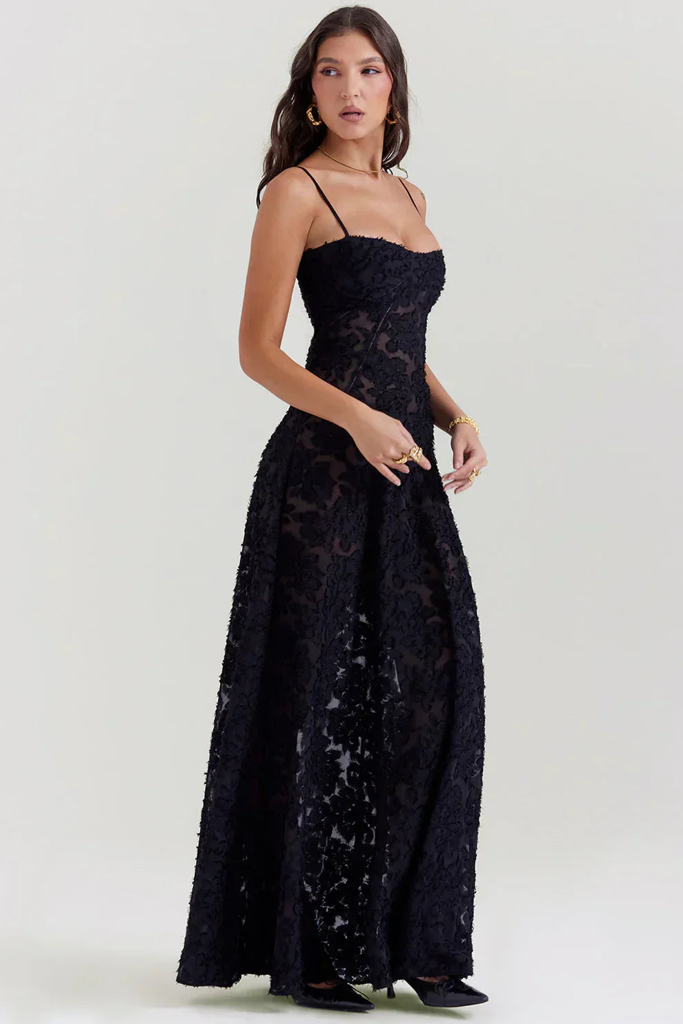 "Flower" Maxikleid