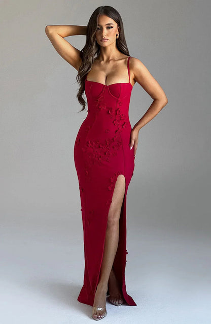 "Melina" Maxikleid mit Blumen