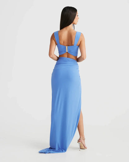 "Lara" Maxikleid mit Cut-Outs