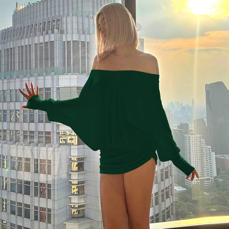 Selene Draped Mini Dress