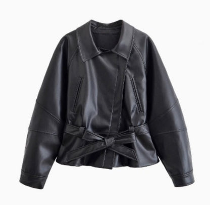 „Leijla“ Lederjacke