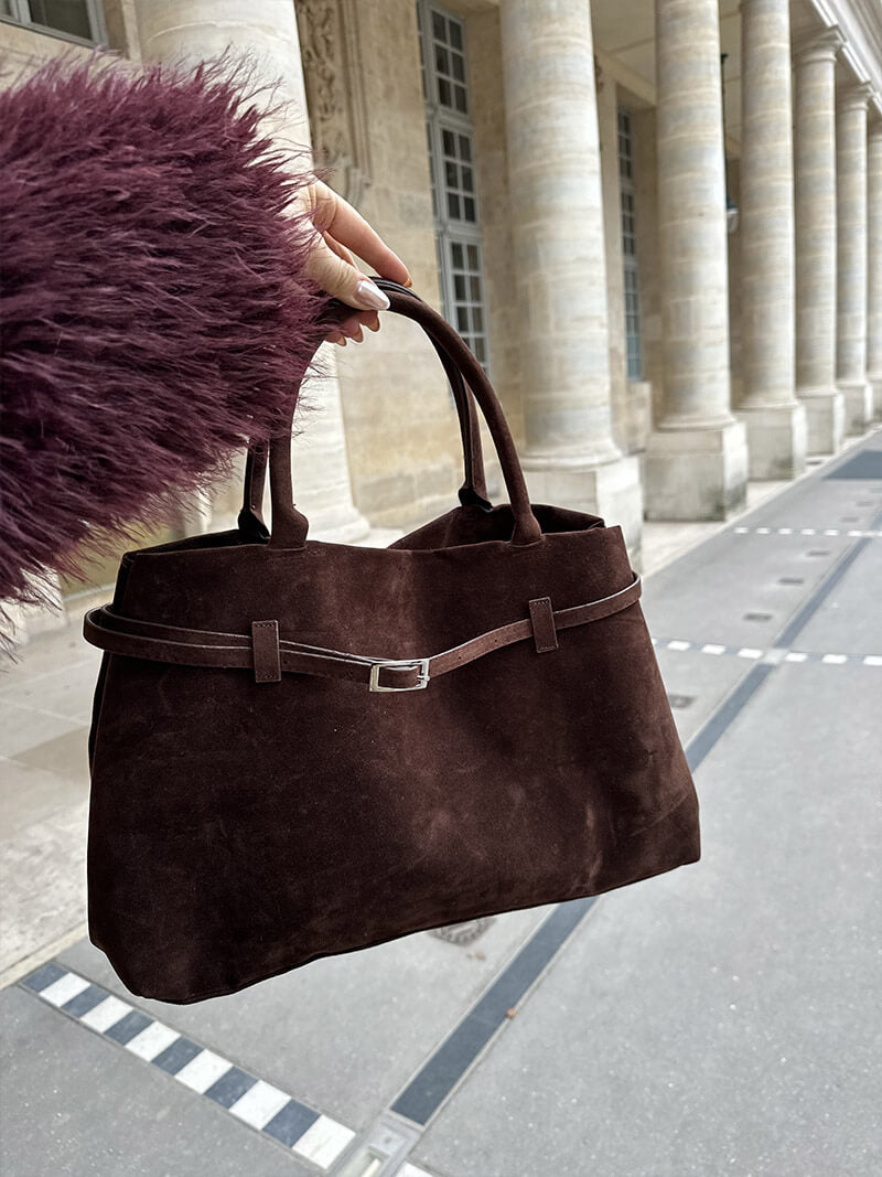 "Valerie" Wildleder Handtasche