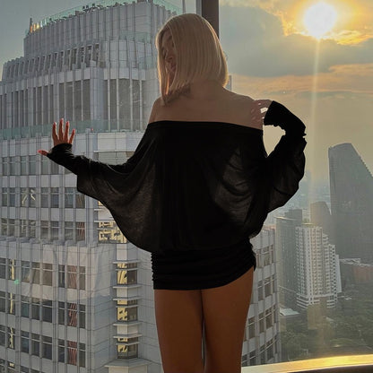 Selene Draped Mini Dress