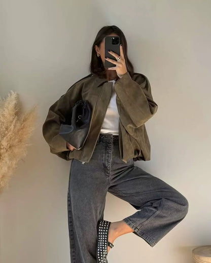 "Suede" Jacke