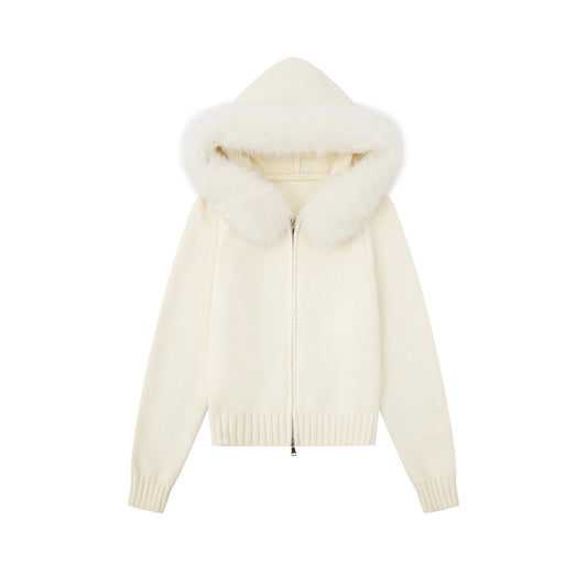 "Amanda" Fur Cardigan