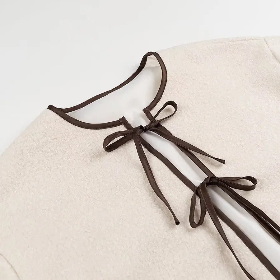 "Kylie" Cardigan mit Schleife