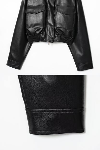 "Delia" Lederjacke