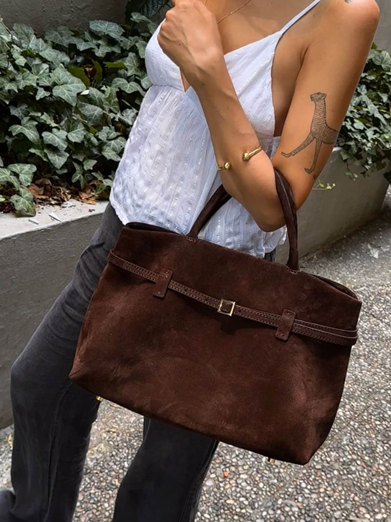 "Valerie" Wildleder Handtasche