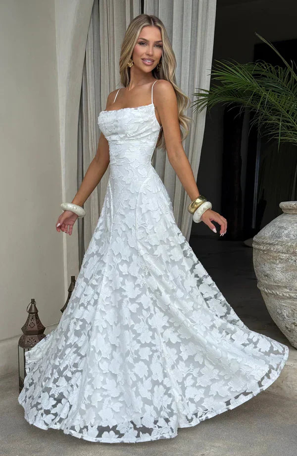"Flora" Maxikleid