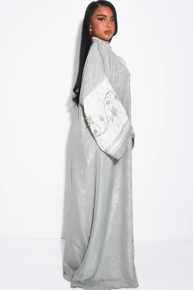 Hochwertige Abaya aus Leinen