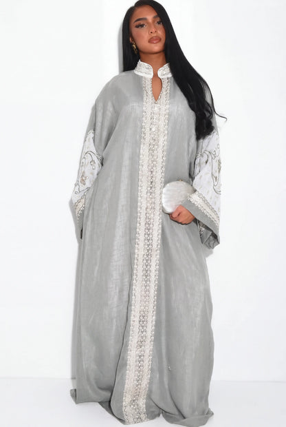 Hochwertige Abaya aus Leinen